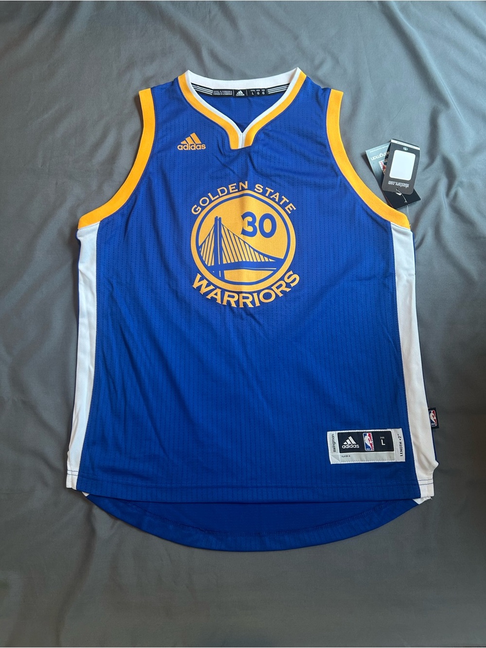 Authentic Adidas / NBA / Golden State Warriors / Steph Curry Swingman Jersey NEW